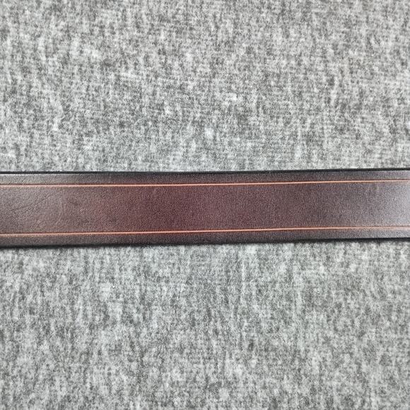 Handmade Latigo Leather Belt Men 33 Brown Heavy Duty Artisan Heritage Utility - Picture 7 of 10